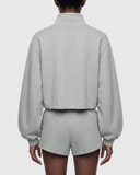 Women’s Mock-Neck Quarter-Zip Sweatshirt
