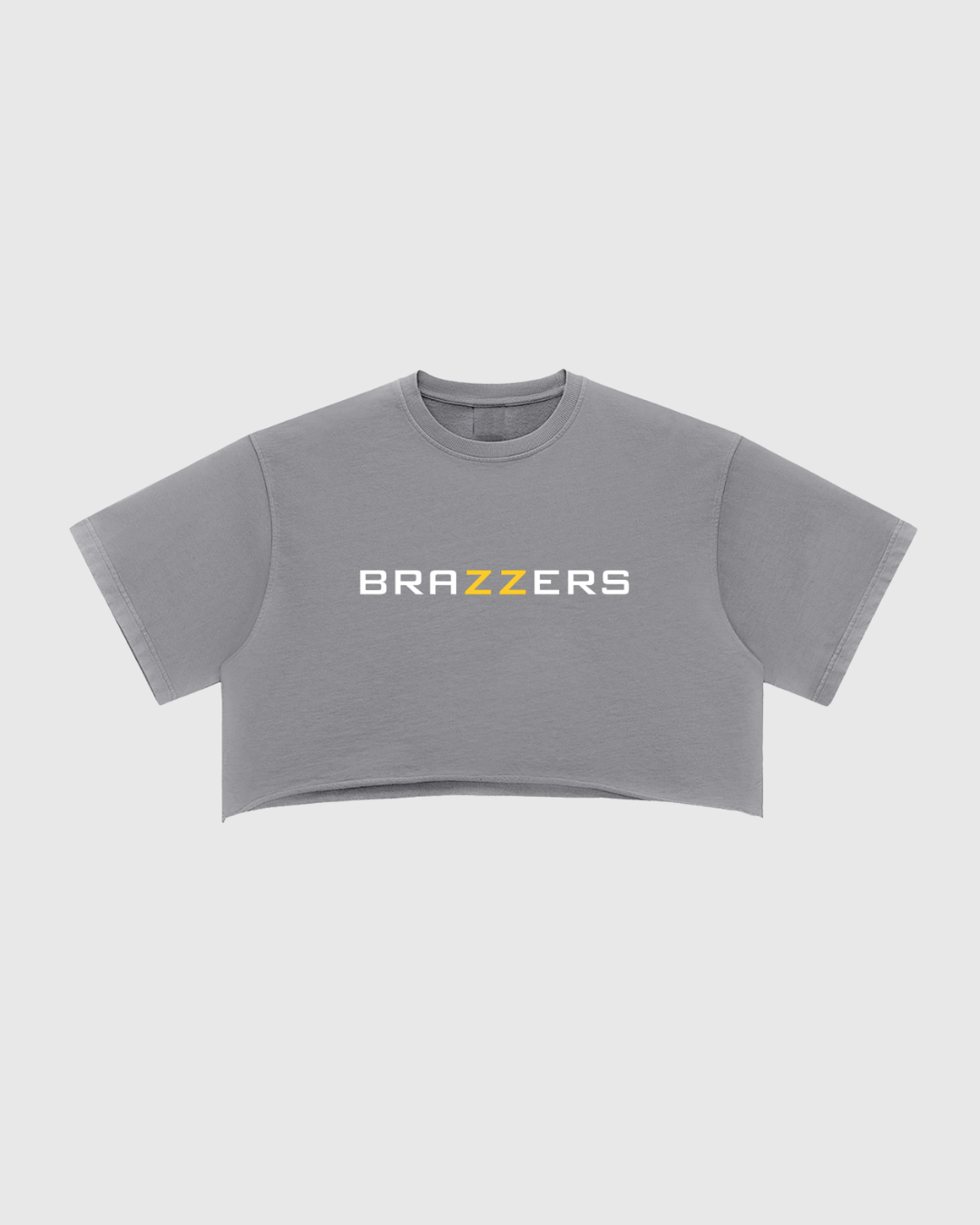Women's Snow Washed Raw Edge Crop Tee