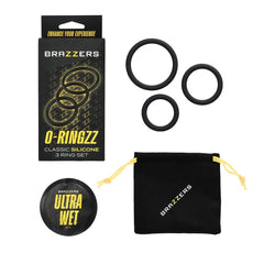 Brazzers Toys O-Ringzz 3pc Silicone Cock Ring Set