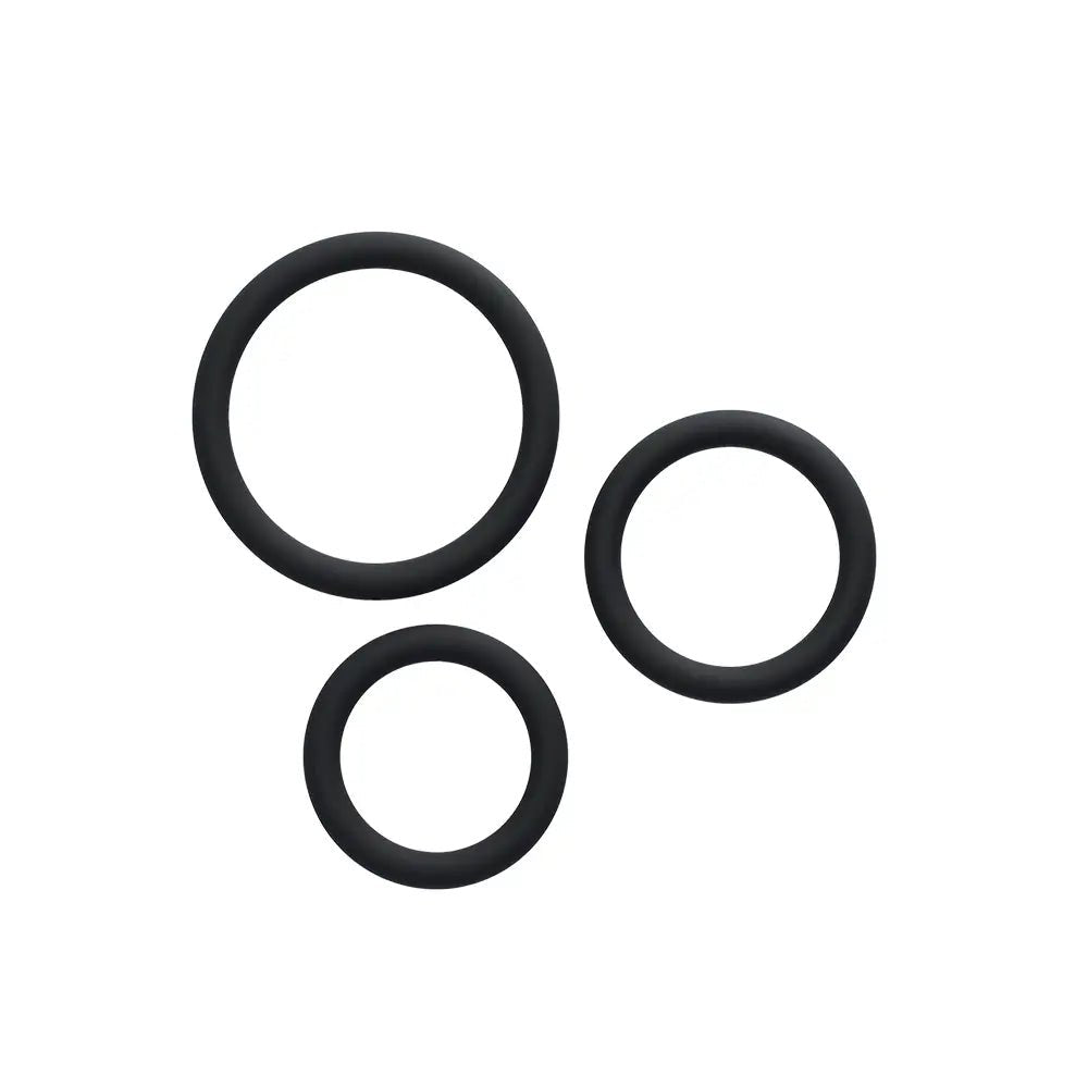 Brazzers Toys O-Ringzz 3pc Silicone Cock Ring Set