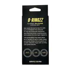 Brazzers Toys O-Ringzz 3pc Silicone Cock Ring Set