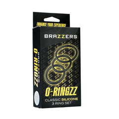 Brazzers Toys O-Ringzz 3pc Silicone Cock Ring Set