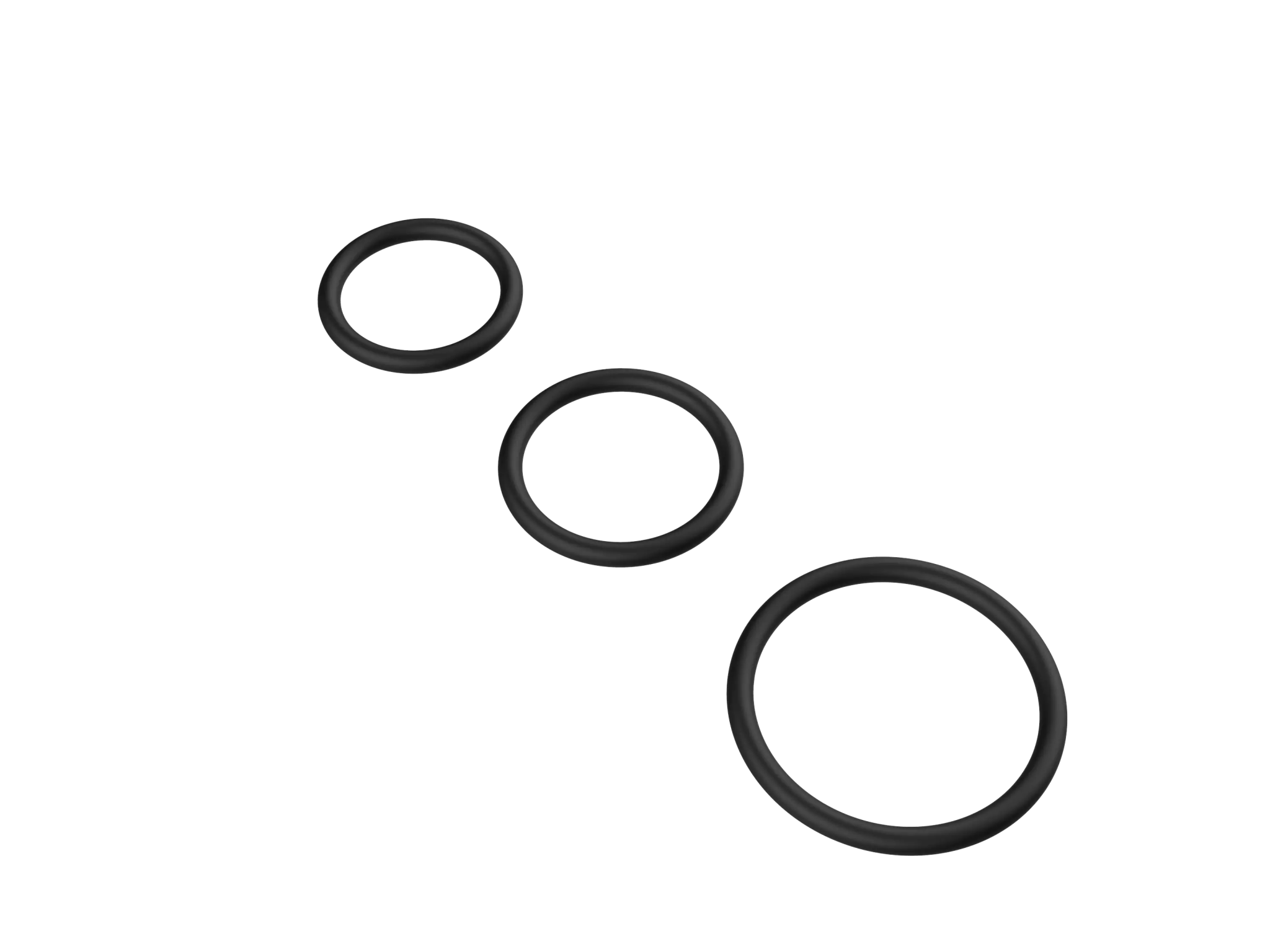 Brazzers Toys O-Ringzz 3pc Silicone Cock Ring Set