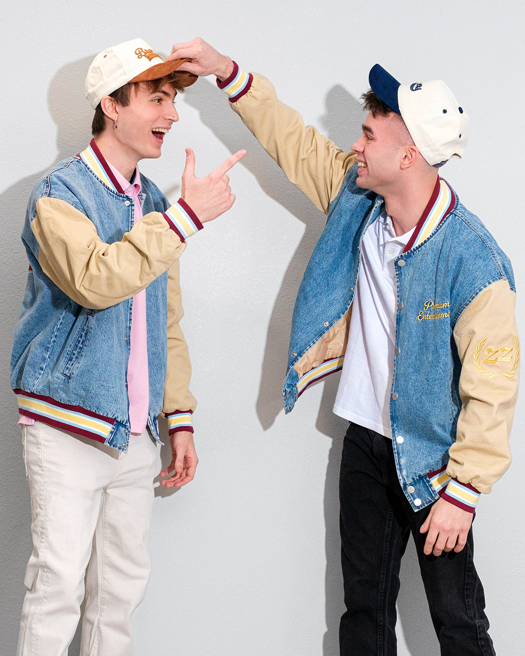 Denim Letterman Jacket