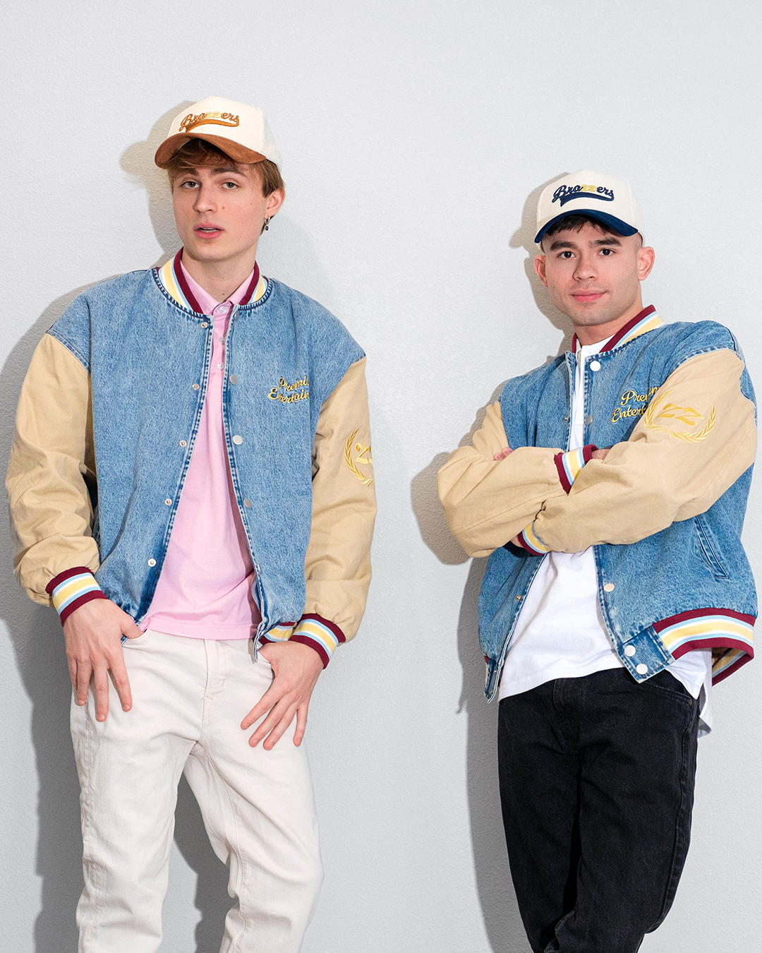 Denim Letterman Jacket