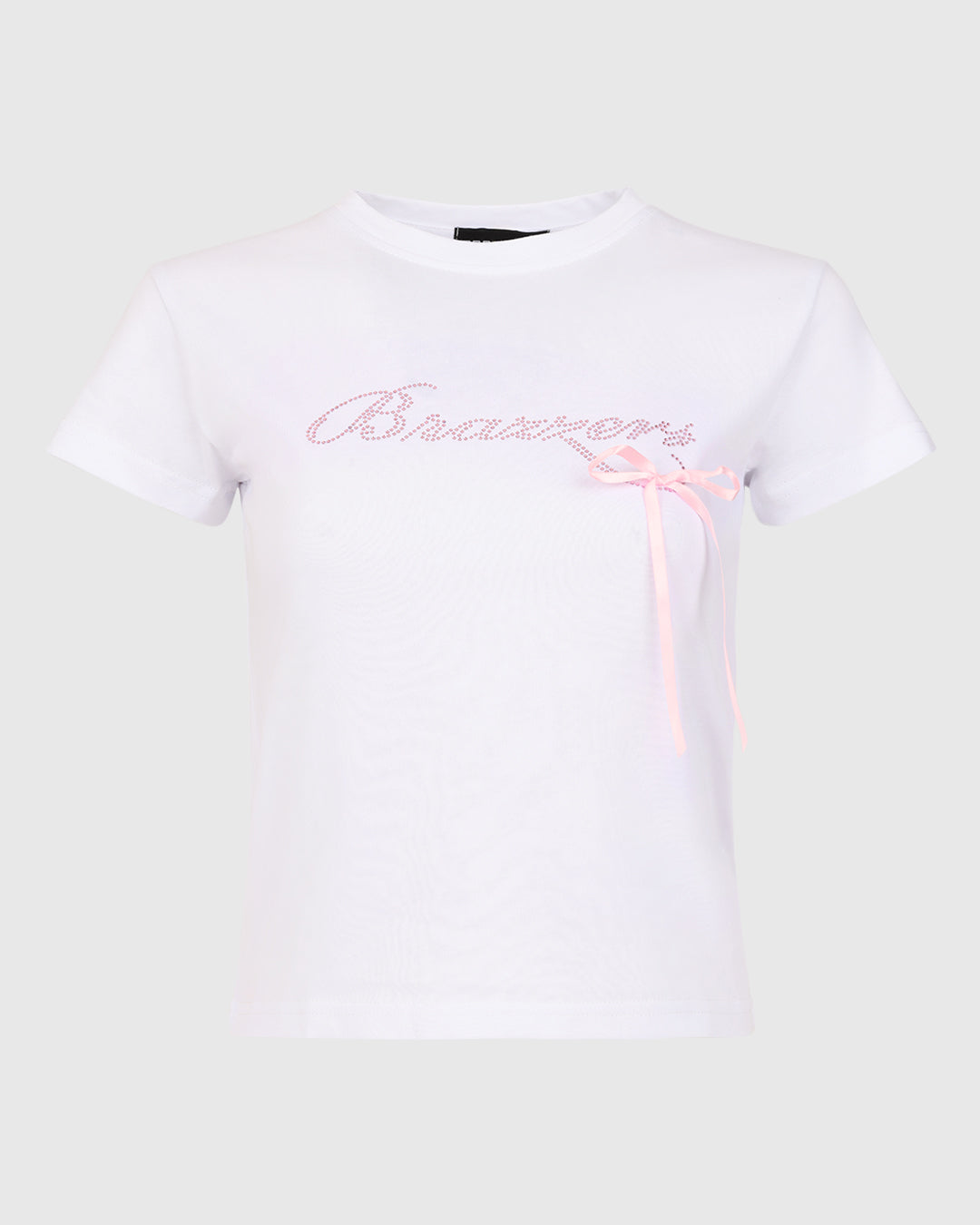 Rhinestone & Bow Tee