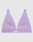 Ribbed Plunge Bralette