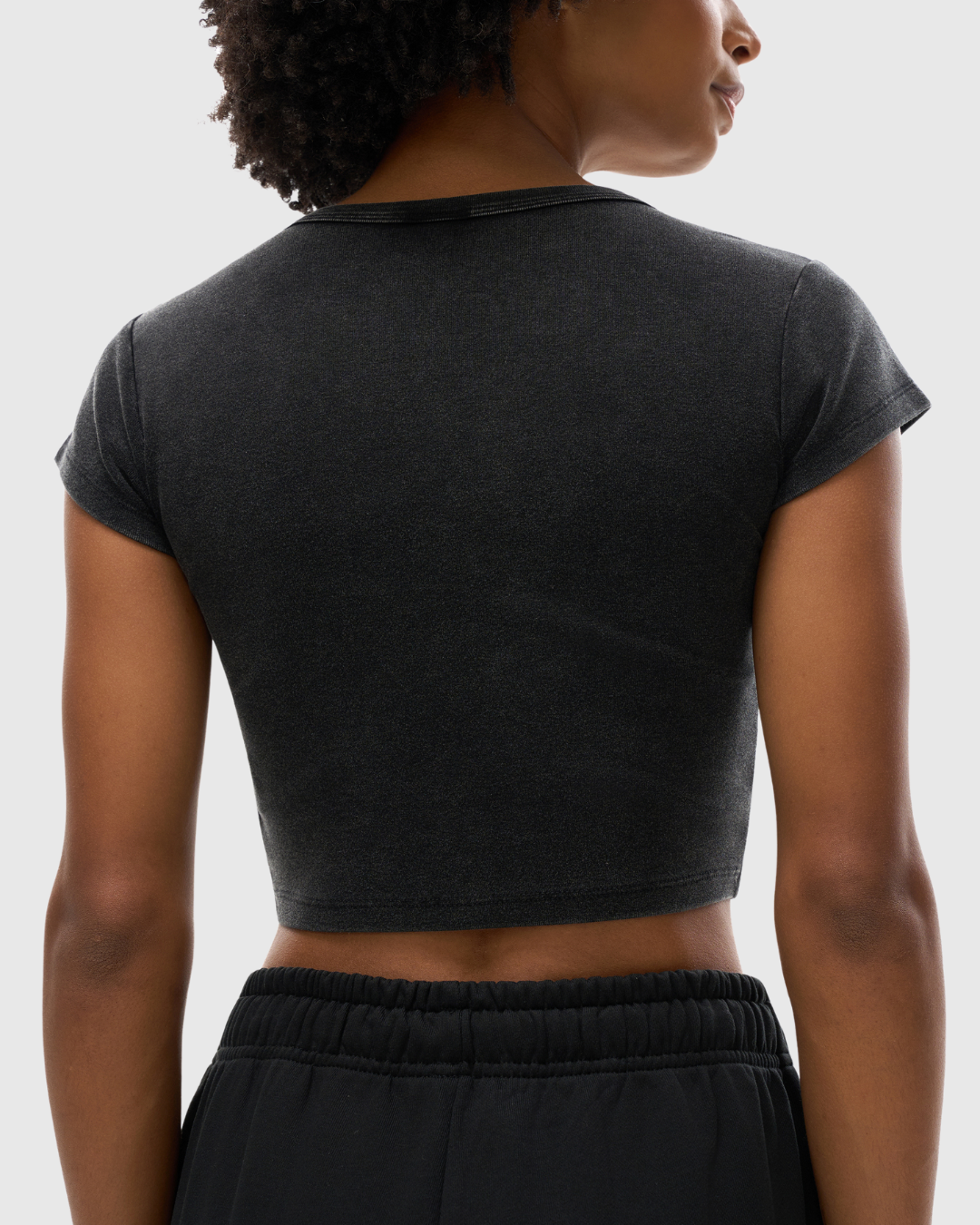 Women's Snow Washed Crop Top