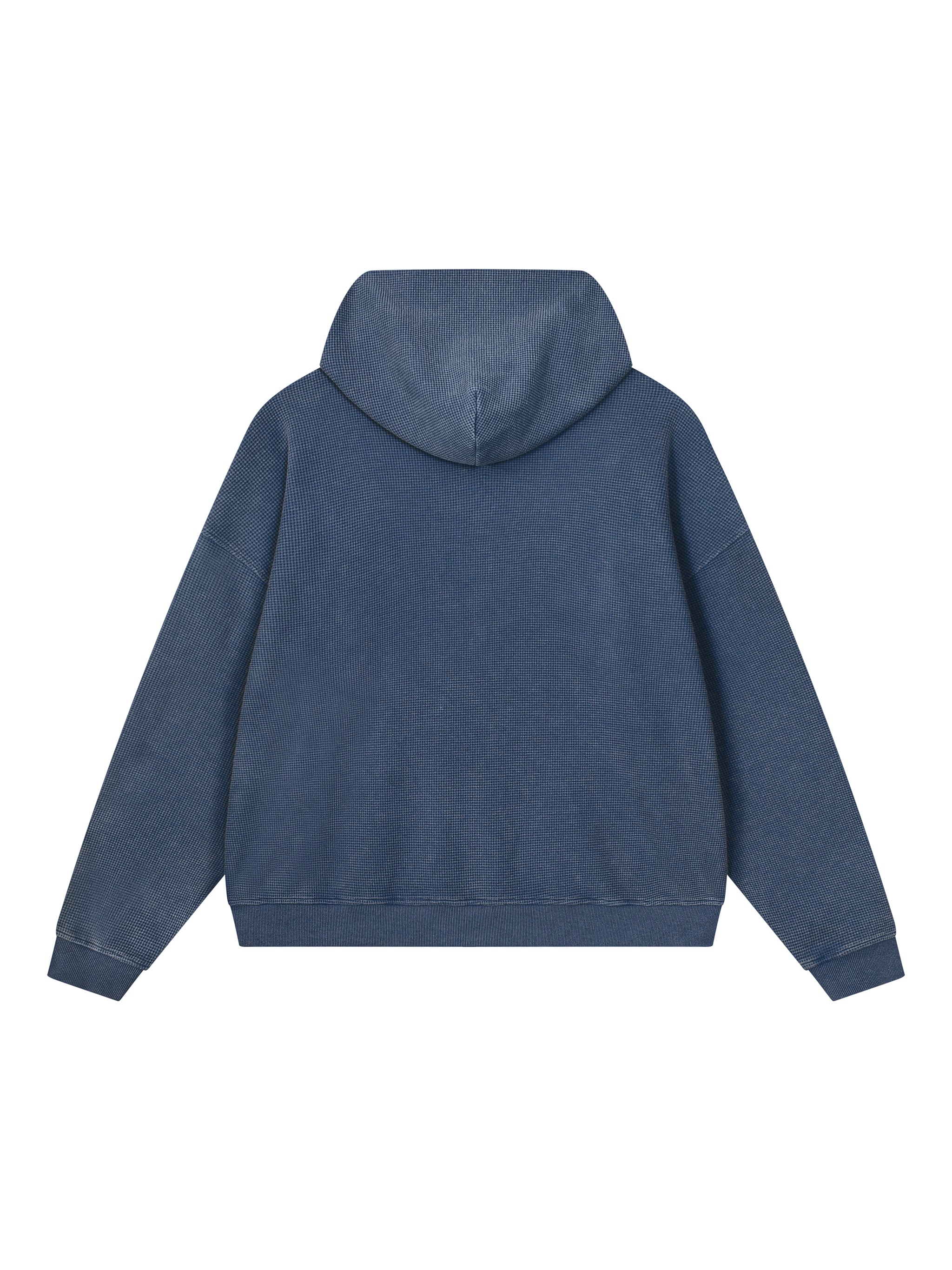 Unisex Vintage Wash Waffle Boxy Hoodie
