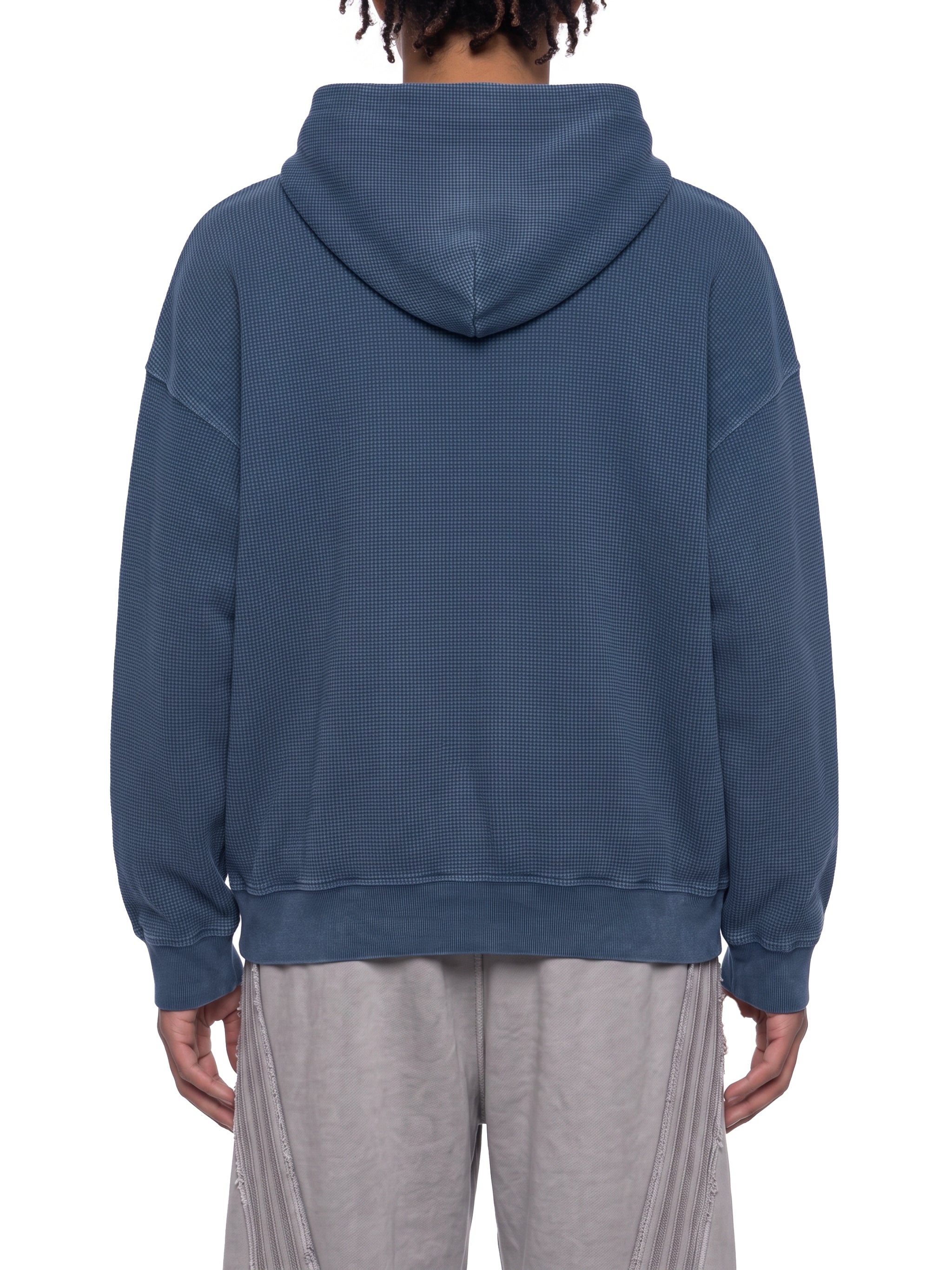 Unisex Vintage Wash Waffle Boxy Hoodie